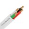 Syston Cable Technology 22/4 Alarm Control Cable Wire, 100% Stranded Copper, Plenum CMP Unshielded, Low Voltage, ETL, 100 ft 5308-100WH - alternate 1