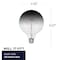 Bulbrite LED Filament, 4.5 Watt Dimmable G40 Light Bulb, Clear/Smoke Finish, E26 Base, 3000K, 200 Lumens, 2PK 862110 - alternate 5