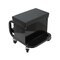 Homeroots 13" Black Multi-Tier Steel Rolling Cabinet With Lid 714600 - alternate 3