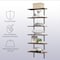 Lavish Home Floating Wood Shelves Set of 6 Shelves for Living Room, Kitchen, Bedroom, or Bathroom Decor 80-FLT-20 - alternate 4