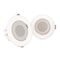 Pyle Pyle 4 in Pair Flush Mount In-Wall Speakers - LED Lights, Polypropylene Cone, 160W, White PDICLE4 - alternate 1