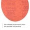 3M 3M Red Abrasive Disc, 01218, 6 in, P400, 50 discs per carton, 6PK 316U - alternate 2