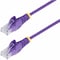 Startech.Com 6ft Purple Slim CAT6 Ethernet Cable, Snagless, 100W PoE, UTP, LSZH, 28AWG Bare Copper Wire, Slim RJ N6PAT6PLS - alternate 1