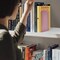 Acrimet Steel Metal Bookends for Shelves, Heavy Duty, for Large books, Pink, 2PK 293.1 - alternate 5