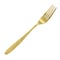 Megachef La Vague 20 Piece Flatware Utensil Set, Stainless Steel Service for 4 in Matte Gold MCFW-LA VAGUE-MATTEGOLD - alternate 5