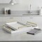 Homeroots Set of Two Silver Wood Geometric Serving Trays With Handles 518595 - alternate 4