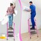 Wrightmaster 3-Step Folding Steel Step Stool, 8 ft. Reach with Non-Marring Feet, 600 lbs. Capacity Zoro1113GA - alternate 3