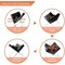 Ipower YSSOA 12in Portable Grill Charcoal Barbecue Grill - Folding Grill Notebook Shape Charcoal Grill, De GLGRILLXFOLD12B - alternate 4