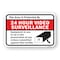 Signmission Area Protected By 24 Hour Video Surveillance In Us Aluminum, 18" H, A-1824-25302 A-1824-25302 - alternate 1