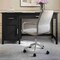 Martha Stewart Taytum Upholstered Office Chair in Gray/Polished Nickel CH-142370-GY-MS - alternate 5