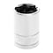 Perform Tool Socket 1/2 In Drive; 19 mm; Metric; 6 Point; Polished Nickel Chrome Plated; Vanadium Alloy Steel; W32219 - alternate 1
