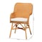 Bali & Pari Celsie Bohemian Light Honey Rattan Dining Chair 252-13945-ZORO - alternate 3