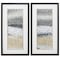 Homeroots 13" X 25" Silver Frame Raindrops, Set Of 2, 2PK 365393 - alternate 2