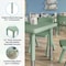 Flash Furniture Commercial Plastic Adjustable Height Classroom Activity Table-Sage, 24 in SQ YU-YCX-002-2-SQR-TBL-SAGE-GG - alternate 4