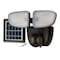 Cooper Lighting Halo Motion Solar Security Light, 50 W, 2-Lamp, LED Lamp, Bright White Light, 700 Lumens SLFS07AM2B - alternate 1