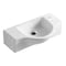 Alfi Brand ALFI brand ABC114 White 18" Small Wall Mounted Ceramic Sink with Faucet Hole ABC114 - alternate 2