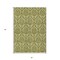 Homeroots 5' X 8' Green Damask Washable Non Skid Indoor Outdoor Area Rug 563884 - alternate 6