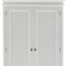 Homeroots 43" Off White Solid Wood Two Drawer 523198 - alternate 4