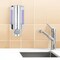 Homeroots Silver Heavy Duty Plastic Wall Mount Soap Dispenser 571496 - alternate 5
