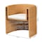 Bali & Pari Carina Natural Rattan Barrel Dining Chair 262-14326-ZORO - alternate 5
