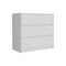 Homeroots 33" White Wood Three Drawer Dresser 518177 - alternate 1
