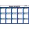 5S Supplies Lean Metric Board 72in x 46in ACRYLIC LMB-7246-ACRYLIC-NOSTAND-STANDARD - alternate 1