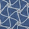Homeroots 5' X 8' Blue And Ivory Geometric Washable Indoor Outdoor Area Rug 612864 - alternate 4