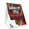 Signmission Kansas City Style Bbq, 36 Inch x 24 Inch A-frame Yard Sign, Plastic Sign SBC-2436-Kansas City Style Bbq - alternate 1