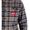 Milwaukee Tool Flannel Shirt, M, Gray, Men's M551G-M - alternate 4