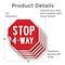 Signmission Stop 4-way, 4 inch X 4 inch, Vinyl Decal, 5PK OC-D-5PACK-4-8 - alternate 2