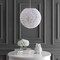 Jonathan Y Luna 15.75" 1-Light Bohemian Modern Woven Rattan/Iron LED Pendant, White JYL6503A - alternate 4
