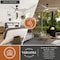 Vaxcel North Bend, 52 in, Bronze Indoor/Outdoor Ceiling Fan, Ash Blades, LED, Remote, DC F0139 - alternate 3