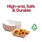 Smarty Had A Party 1 lb Red Plaid Paper Food Trays, 1000PK 5611-RP-CASE - alternate 3
