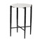 Baxton Studio Caledon Marble End Table, Round 270-14707-ZORO - alternate 1