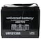 Upg Sealed Lead Acid Battery, 12 V, 135Ah, UB121350, I6 Internal Thread Terminal, AGM Type 40994 - alternate 3