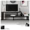Leisuremod Orford TV Stand with MDF Shelves and Powder Coated Iron Legs, Phantom Grey ORS88GR - alternate 3