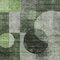 Homeroots 3' X 5' Fern Green And Gray Geometric Washable Indoor Outdoor Area Rug 604318 - alternate 4