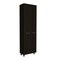 Homeroots 28" Black Wall mounted Accent Cabinet With Twelve Shelves And Six Drawers 546376 - alternate 4
