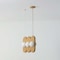 Vidalite Orbita Pendant Light with Natural Wood Finish, Frosted Glass Shade, Integrated LED Bulbs CE1009206 - alternate 3