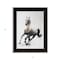 Homeroots Galloping Stallion 2 Black Framed Print Wall Art 405087 - alternate 2