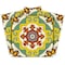 Homeroots 12" X 12" Green Yellow Fortuna Peel and Stick Removable Tiles 555913 - alternate 5