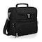 Picnic Time Family Of Brands Pranzo Lunch Bag Cooler with Utensils, Black 512-80-175-000-0 - alternate 4