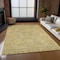 Homeroots 3' X 5' Gold And Taupe Southwestern Washable Indoor Outdoor Area Rug 587056 - alternate 4