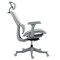 Homeroots Set of Two Gray Adjustable Height Swivel Rolling Office Chair 638366 - alternate 3