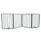 Amerihome 72 inch Freestanding 4-Panel Folding Wood Pet Gate - Grey WFPGG4 - alternate 1