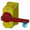 Siemens Accessory for 3KF size 5 Direct operating mechanism red/yellow Can be 3KF9501-2AA00 - alternate 2