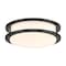 Designers Fountain 12 in. Modern Matte Black Selectable 5 CCT Integrated LED Flush Mount for Bedrooms EV1412C5D-43 - alternate 4