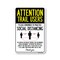 Signmission Public Safety, Trail Users Practice Social Distancing, 14in X 10in Rigid Plastic, OS-NS-P-1014-25371 OS-NS-P-1014-25371 - alternate 1