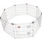 Kennelmaster 36'' H. x 24'' W. Black Steel 8-Panel Exercise Pen EX8PEN3624 - alternate 1