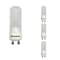 Bulbrite 50W Dimmable Halogen DJD Bulbs, Frost Glass, Twist & Lock Bi-Pin GU10 Base, 650lu , 4PK 862794 - alternate 1